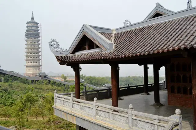 At Chùa Bái Đính, aka the Bai Dinh Temple.